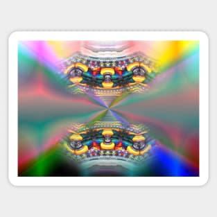 Rainbow Aurora Generator Sticker